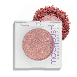 Urban Decay Moondust Mono Eyeshadow Crushin' Hard - Peachy Pink with Silver, Micro Pearls; Shade: Crushin' Hard