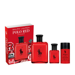 Ralph Lauren Polo Red Eau De Toilette 3-Pc Gift Set