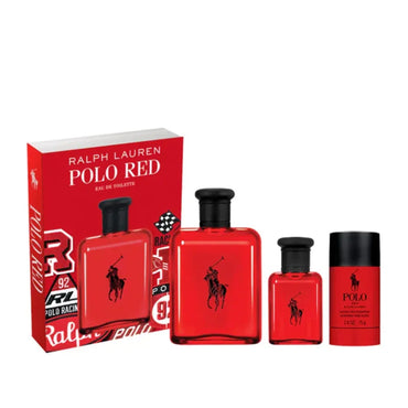 Ralph Lauren Polo Red Eau De Toilette 3-Pc Gift Set